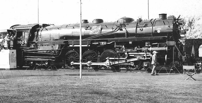 C&NW Class H 4-8-4 at the Century of Progress Exposition