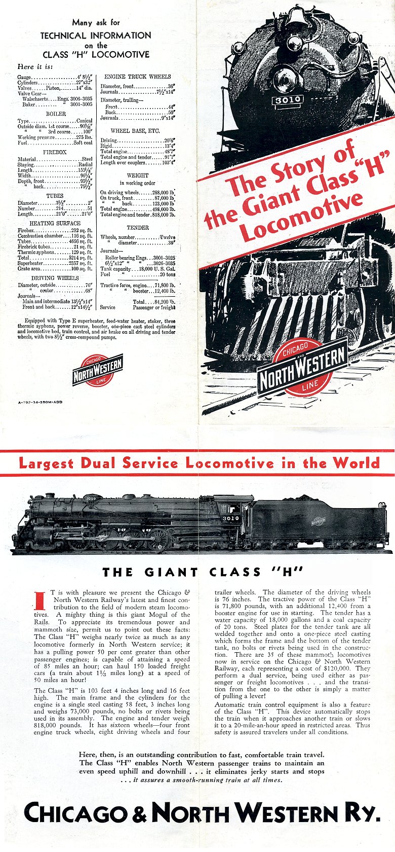 The Story of the Giant Class H Locomotive